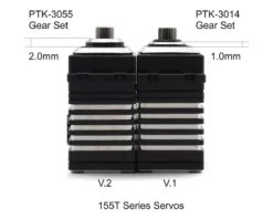 ProTek RC 155T Metal Servo Gear Set (Gasket Spline) 7 ProTek RC 155T Metal Servo Gear Set (Gasket Spline) -ProTek RC Sales ptk 3055 2