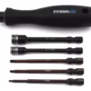 ProTek RC "TruTorque" 5-Piece 1/4" Drive Hex & Nut Driver Set (1.5, 2.0, 2.5mm Hex & 5.5, 7mm Nut Driver)